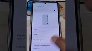 Samsung galaxy m35 Edge panel hidden Features