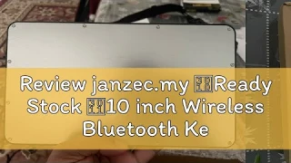 Review janzec.my 【Ready Stock 】10 inch Wireless Bluetooth Keyboard Wireless Mouse Set Universal Wir
