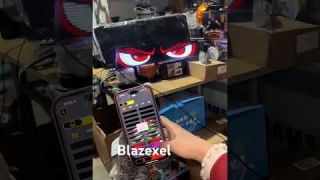 Programmable Devil eyes windshield led lights for  car bus and truck|Blazexel #car #carledlights