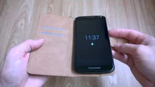 Moto X Style (Pure Edition) Leather Flip Wallet Case Review
