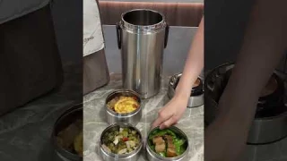 316 gin ma ki lwongo ni stainless steel insulated lunch box, ma dit, ma ki umu ki ma pe twero mol,