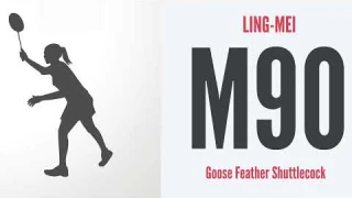 Ling MEI BWF Approved Goose Feather Premium Shuttlecock