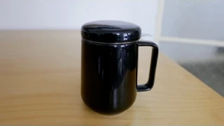 Tealyra Peak Ceramic Tea Mug unboxing - overview 4k