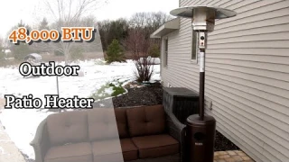 Roojer 48,000btu. Outdoor Patio Heater | Actual Temp Readings
