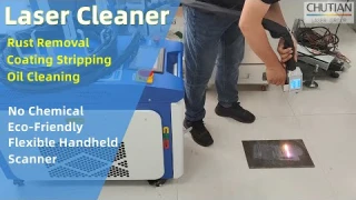 CW Continuous Fiber Laser Cleaner Rust Removal Cleaning Machine
