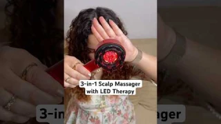 LED Scalp Massager for Hair Growth {LED Therapy + Automatic Massage + Serum Tank}