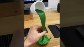 3D Printed Desk Art - Coffee Floating Cup