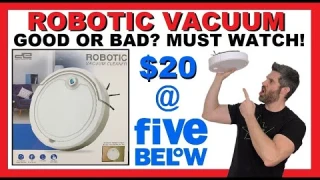 Five Below $20 ROBOTIC VACUUM CLEANER Review | 10 TESTS and Comparisons | Digital Essentials | Robot