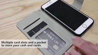 UrSpeedtekLive S7 Edge Case, Galaxy S7 Edge Wallet Case, Premium PU Leather Wristlet Flip Ca Reviews