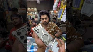 Samsung Galaxy 24 ultra metal bumper case￼ with Magsafe Kickstand 360° Rotatable Magnetic Stand ⚒️