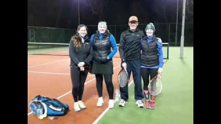 Tennis club lighting renovation with 200W LED floodlight