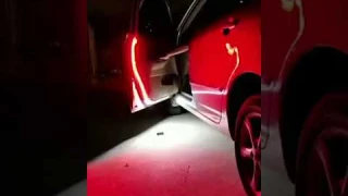 12V Car Door Warning Lamp Auto Door LED Strip Light Universal Door Open Strobe Flashing Lamps#shorts