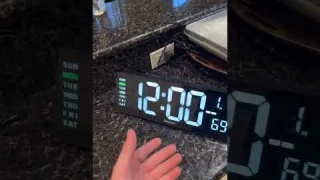 Never Be Late Again! Get This Digital Wall Clock NOW ⏲️