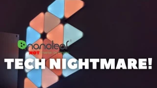 Nanoleaf Mini Triangles Shapes - A tech nightmare!