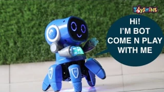 Dancing Robot Toy With Music Lights | Unboxing and Testing | Battery Operated Toy for 2-4 Year Kids