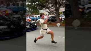 I raced a Bugatti on foot and won #fast