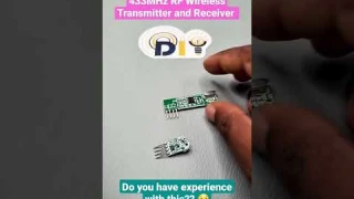 Discovering the 433MHz RF Transmitter/Receiver: Unpacking and First Impressions 😲😲 #diy #arduino
