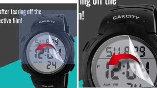 Mens Digital Sports Watch LED Screen Large Face Military Watches