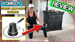 YOMISOY Smart Jump Rope Machine, Jump Workout Entertaining Interaction Machine, 10 Levels Skipping