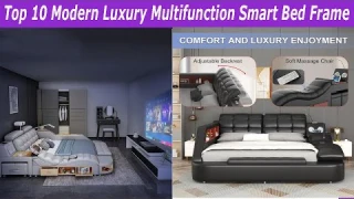 ✅Top 10 Modern Luxury Multifunctional Smart Bed Frame with Massage Recliner! Reviews & Buying Guide!