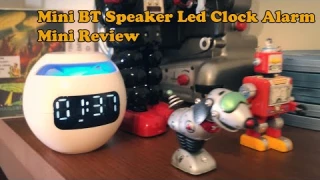 Mini Bluetooth Speaker FM Radio Led Clock Alarm - Mini Review