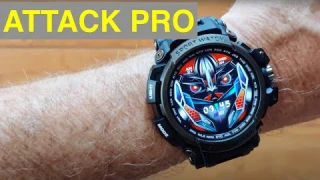 LOKMAT ATTACK PRO Bluetooth Calling BLE5.1 5ATM Waterproof Rugged Sports Smartwatch: Unbox& 1st Look