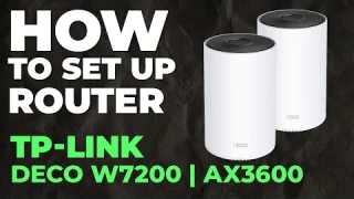 ✅ How to Setup TP-Link Deco W7200 | How to Set Up TP-Link AX3600 Deco W7200 WiFi Router