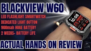 BLACKVIEW W60 SMARTWATCH with LED LIGHT HANDS ON REVIEW #androidsmartwatch, #blackview, #androidwear