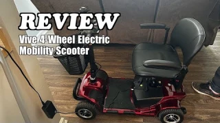 Review Vive 4-Wheel Electric Mobility Scooter - 2024