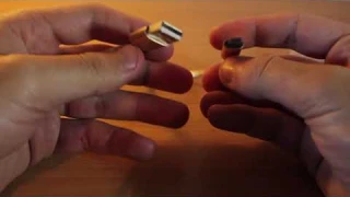 25cm Steel Gold Data Charging Cable - Gearbest