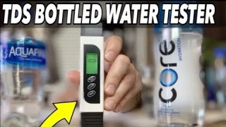 TDS Water Tester 💦 - Tap vs Bottled Water | How to use a TDS meter | PPM - Tester