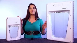 Electronic Pet Door 🐶 Automatic Dog Door with Sensor Collar Key | Petcoin