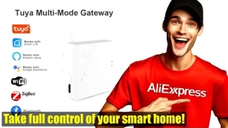 Smart Home Hub: Tuya Multi-Mode ZigBee Bluetooth Gateway for Alexa and Google Home