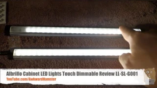 Albrillo Cabinet LED Lights Touch Dimmable Review LL-SL-G001