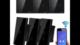 SONOFF® WIFI Wall Switch 433Mhz RF Smart Wall Touch Light Switch For Smart Home