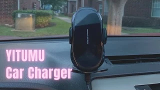 YITUMU Wireless Car Charger Review | 15W Qi Fast Charging Auto-Clamping Car Phone Holder