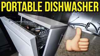 GE 58dB Portable Dishwasher Review - WORTH RISKING EVICTION