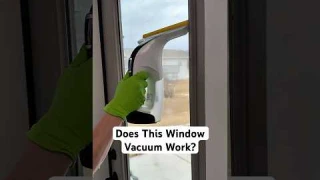 I tested the viral window cleaning vacuum #gifted #cleaning #cleaningtools