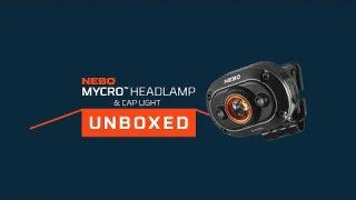 NEBO Unboxed  MYCRO Headlamp   Rechargeable 400 Lumen Headlamp and Cap Light