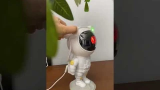 Product Link in Bio ( 125 ) Galaxy Astronaut Night Light Room Projector