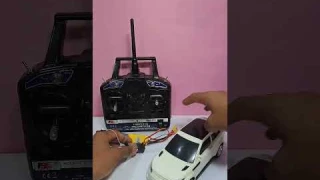 DIY hobby Remote Control car connecting to fs ct6b transmitter & receiver #hobby #rccar #diy #shorts