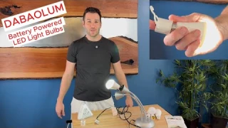DABAOLUM Battery Powered LED Light Bulbs, great for outages! #lighting #emergencypreparedness #led