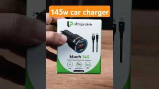 Mach 145W Dual USB Car Charger UM1160: Blazing Fast, All-Protocol Charging for Every Device