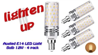 Aogled E14 12W LED Warm White Bulb    4 pack