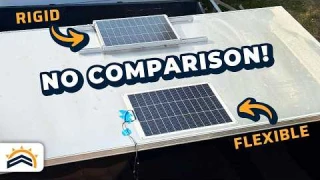 100W Flexible Vs 100W Rigid Solar Panels | Don't Buy Until You Watch!