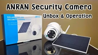 ANRAN Q1 Max Security Camera Unboxing & Review/Footage