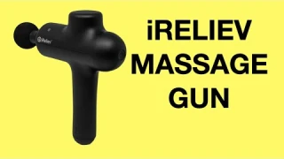 iReliev Percussion Massager Review (Handheld Massage Gun)
