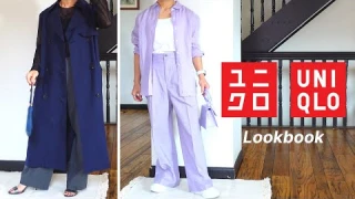 Uniqlo Wide Pants Outfit Ideas/ Summer Lookbook/Petite Over 40