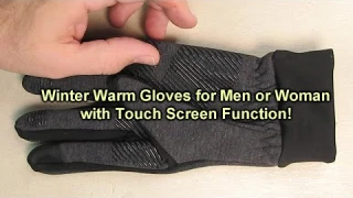 EXCELLENT Quality Winter Warm Running Cycling Gloves OPOOR Brand with Touch Screen Function REVIEW