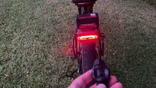 Onvian Smart Bike Tail Light with Turn Signals Review, Be safer on the road! Bright bike turn signal